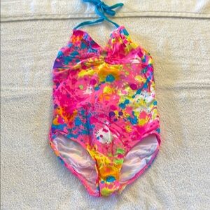 The Children's Place Colorful Splash One Piece Swimsuit